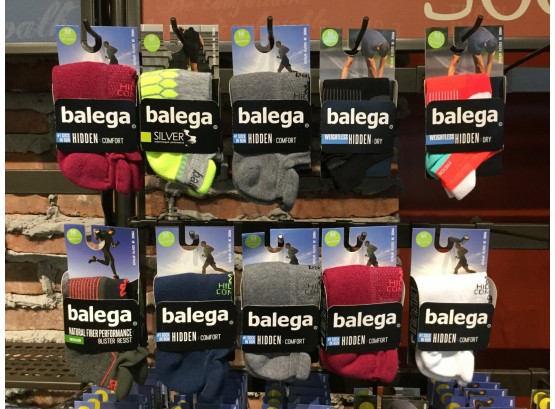 (10) Pairs Of Balega Medium No Show Sox, $134 Retail : (men’s 7-9)(woman’s Size 8.5-10.5)