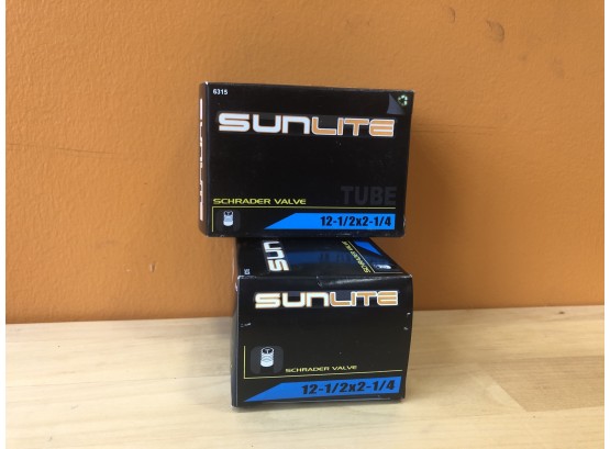 Two Sunlite 12-1/2x2-1/4 Inner Tubes, Retail $20 Total