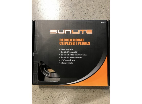 Sunlite Recreational Clipless I Pedals, Retail $45