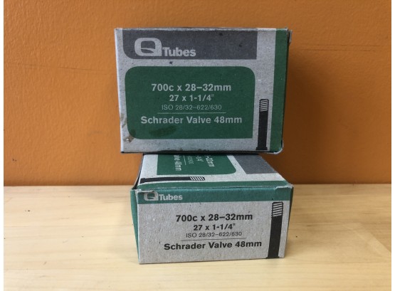 Two QTubes 700cx28-32mm Inner Tubes, Retail $20 Total