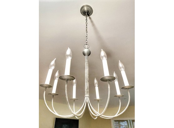 8-Light Chandelier With Shades