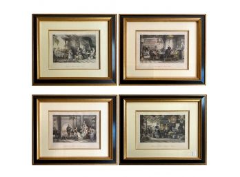 Set Of 4 Framed Prints - 'China In A Series Of Views' By T. Allom