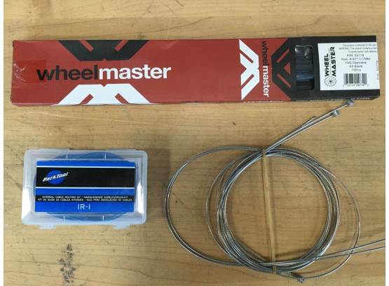 Park Tool Internal Cable Routing Kit, Wheel Master Spokes, And Cable Assortment, Retail $132