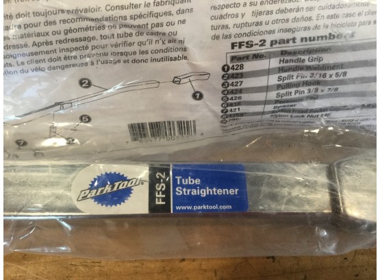 Park Tool Tube Straightener, FFS-2, New And Unopened, Retail $91