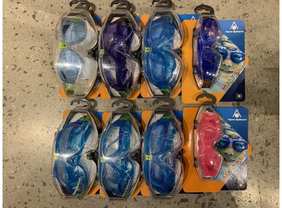 Eight Kids Swim Goggles By Aqua Sphere