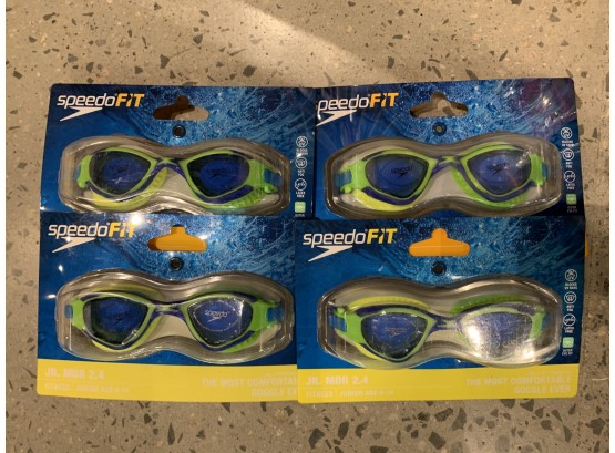Four Junior Speedo Swim Goggles