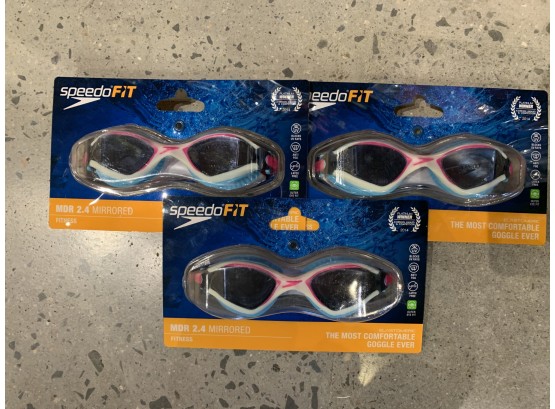 Three Pairs Of Speedo Goggles