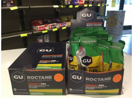 (42) GU Roctane Ultra Endurance Energy Gel, Pineapple, Retail 104.58