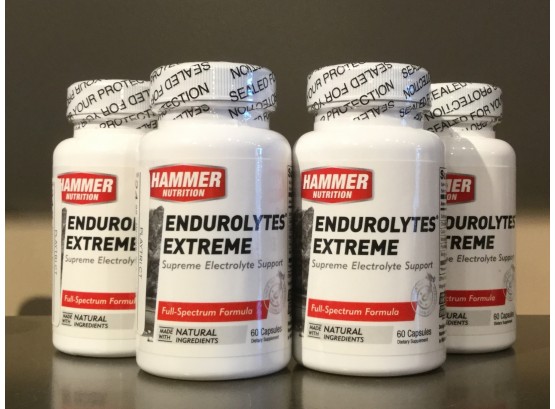 (4) Hammer Nutrition Endurolytes Extreme Supreme Electrolyte Support, Retail 99.96