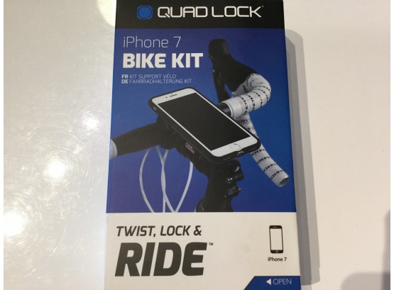 Quad Lock .iphone 7 HBar Bike Kit, Retail $59.99