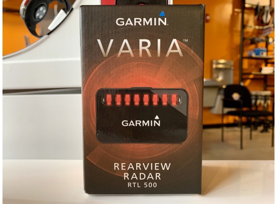 Garmin Varia Rearview Radar RTL 500, Sealed In Box, Retail $200