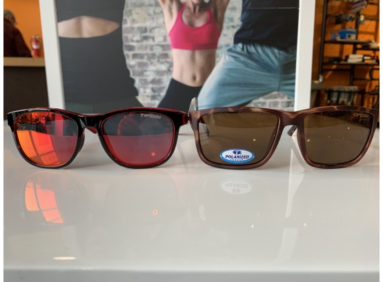 Two Pairs Of Tifosi Sunglasses, New, No Boxes Or Cases, Retail $105 Both
