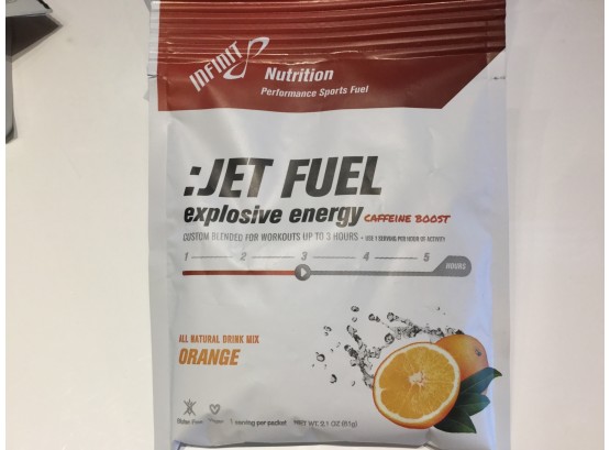 (12) Infinit Nutrition: Jet Fuel, Orange, Retail 39.48