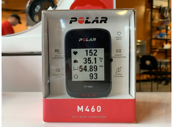 Polar M460 GPS Bike Computer, New In Box, Retail $230