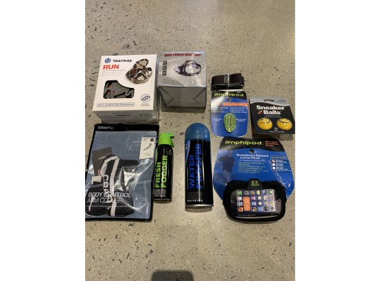 Group Of Miscellaneous Running Accessories, Retail $183