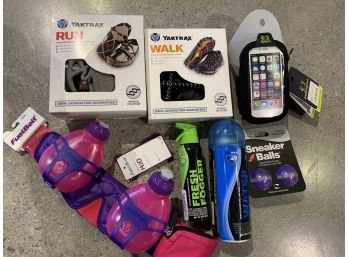 Group Of Miscellaneous Running Accessories Retail $150