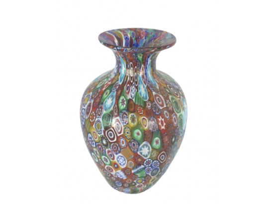 MURANO Millefiore Glass Vase