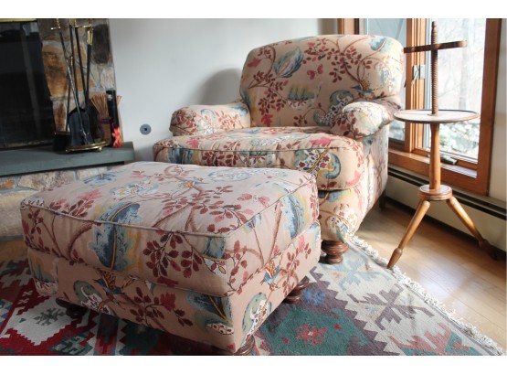 Super Huge DOMAIN Multi Color Lounge Chair + Ottoman