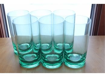 Great Set Of Green Plastic Party Glasses!!