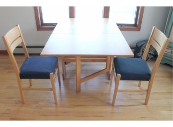 Nice Set Of 2 CRATE & BARREL Made In Italy Dining Chairs