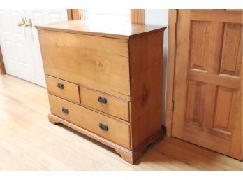 Wonderful Early ENGLISH BLANKET CHEST With Great Construction!