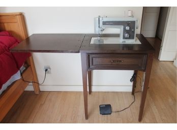 Cool SEARS Sewing Machine / Side Table