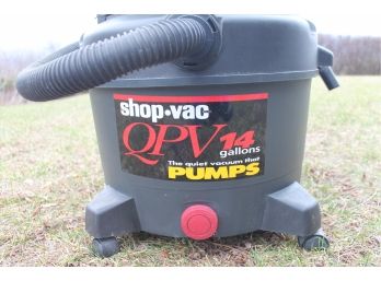 Super Powerful + Quiet QPV 14 Gallon Pumping SHOP VAC!