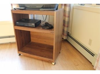 Modern  Wood Media Cabinet