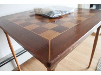 Incredible Vintage American Portable Checkerboard Table