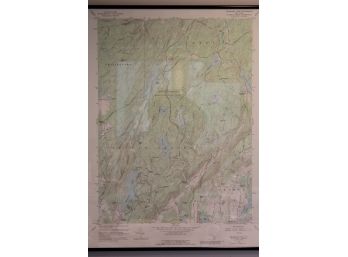 Fantastic Framed U.S. GEOLOGICAL MAP! 3 Of 3, Lake Oscawana, Putnam Valley + Environs!