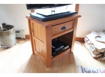 Nice Pine Television Stand And Cabinet