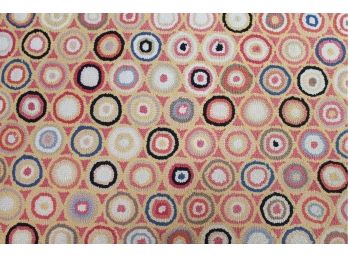Gorgeous Multicolor VINTAGE HAND HOOKED RUG