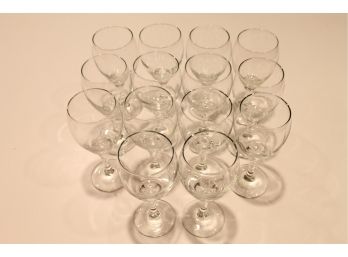 Great Lot Of 14 Large Wine Glasses, DRINK UP!!