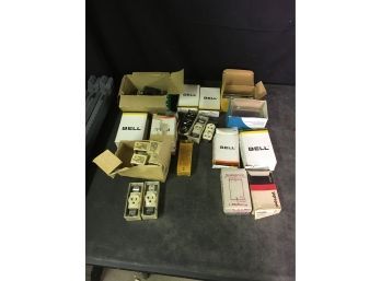 Big Lot Of NOS Switches, Plates, Plugs