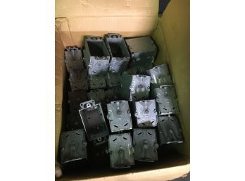 Box Of Steel Electrical Switch Boxes