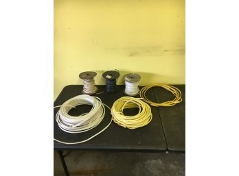 Copper Wire Lot 3 Spools And 3 Coils