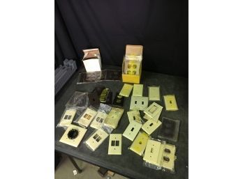 Huge Lot Of Switch Covers, Some Bakelite