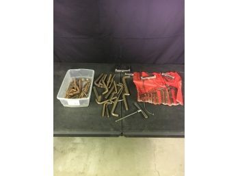 Box Lot Of Large Allen Wrenches