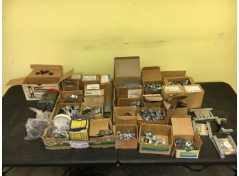 Huge Table Lot Of Hardware And Connectors