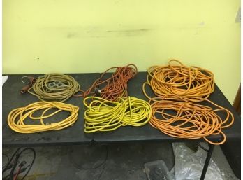 Lot Of 6 Extension Cords