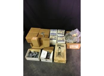 Big Lot Of Wall Anchors And Fastening Hardware