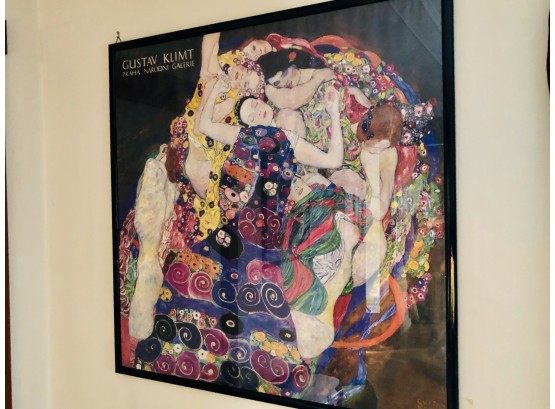 Framed Gustav Klimt Poster Abstract Print