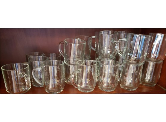 Large Lot Of Like New Glassware