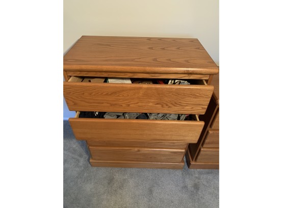 Two Solid Oak Dressers