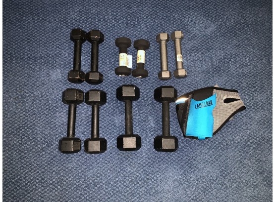 Lot Of Different Size Free Weights