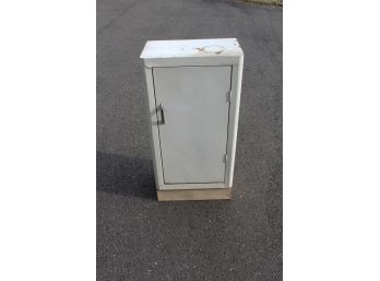 Vintage Metal Pantry Cabinet