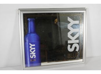 Skyy Vodka Blue Bar Advertising Liquor Bar Art