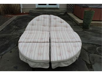 Large Round Patio Outdoor Bed