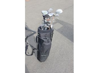 Cougar Golf Club Bag Containing Miscellaneous Clubs