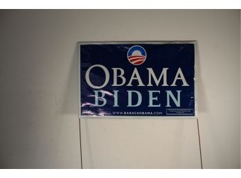 Plastic Obama / Biden Yard Sign